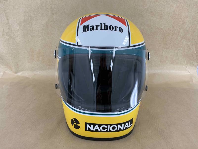 Casque Ayrton Senna Replica 1988 Antirouille La Ciotat