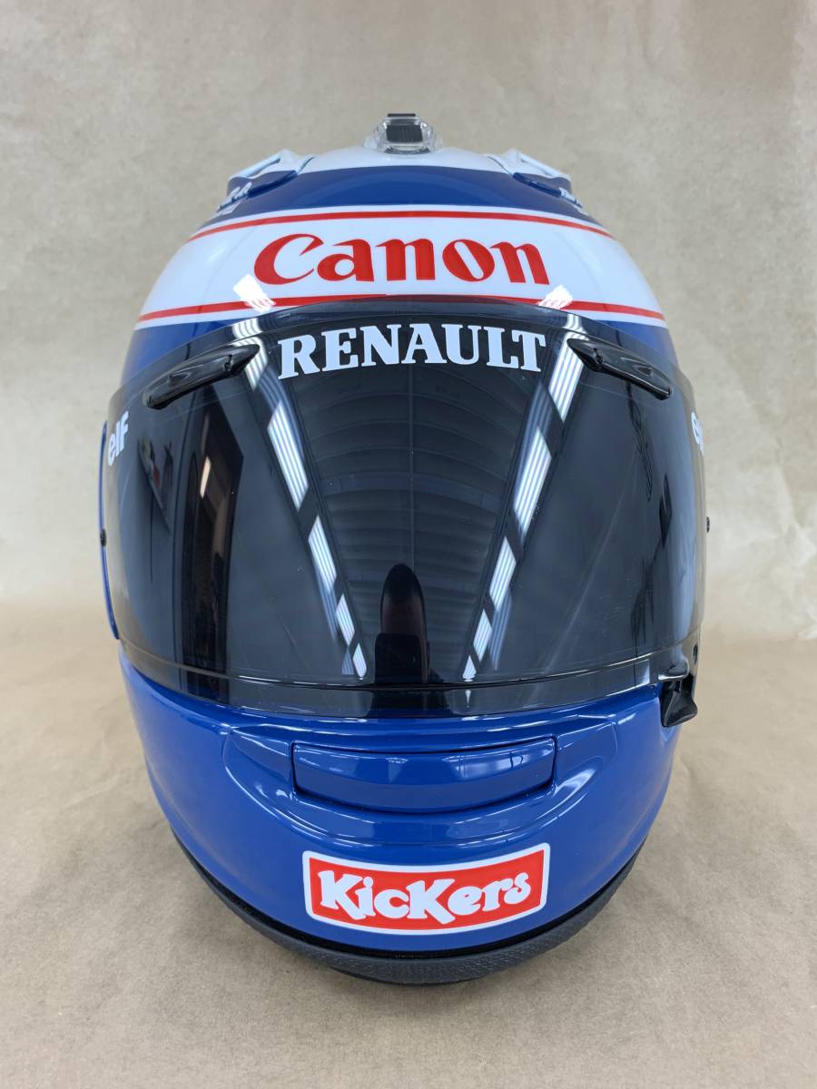 Peinture casque custom Alain Prost Marseille