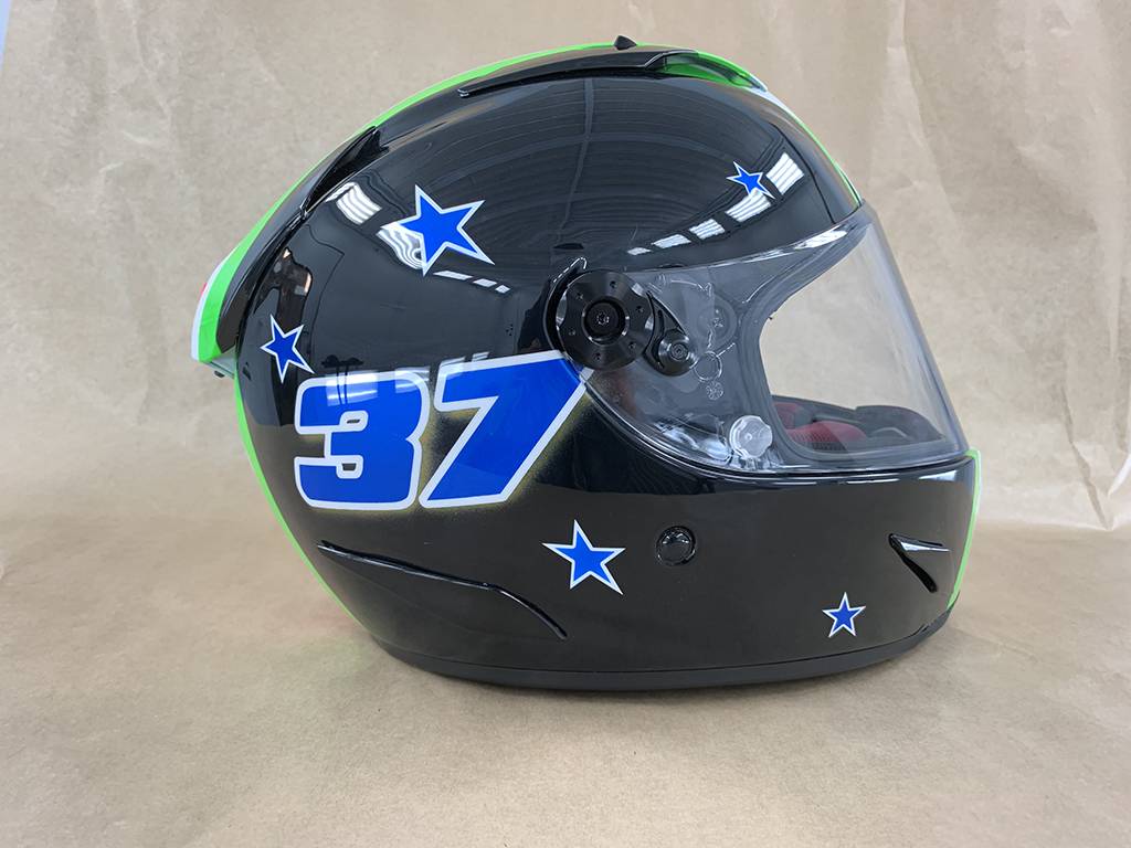 Peinture casque MV Agusta Vettel La Ciotat Antirouille