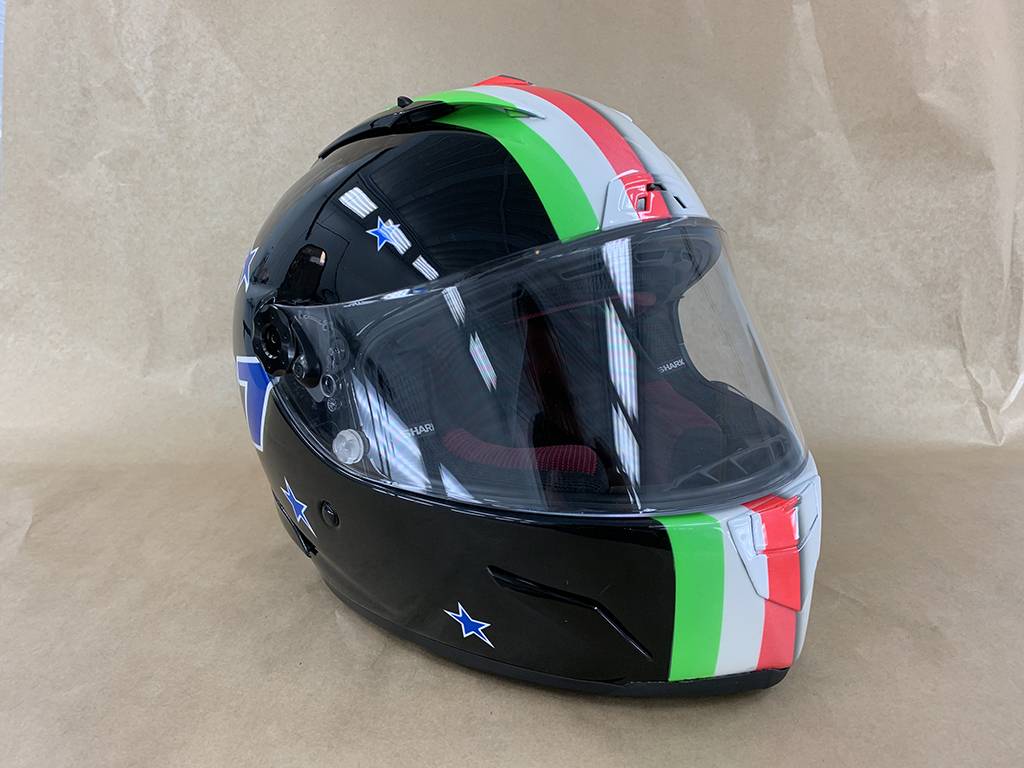 Peinture casque MV Agusta Vettel La Ciotat Antirouille