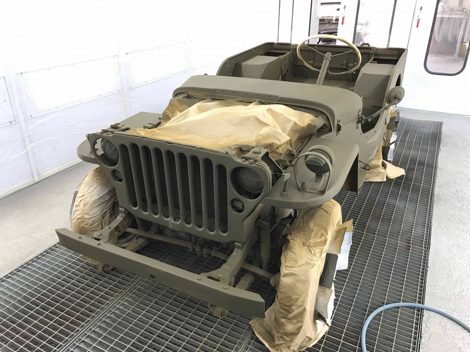 Peinture Jeep Willys
