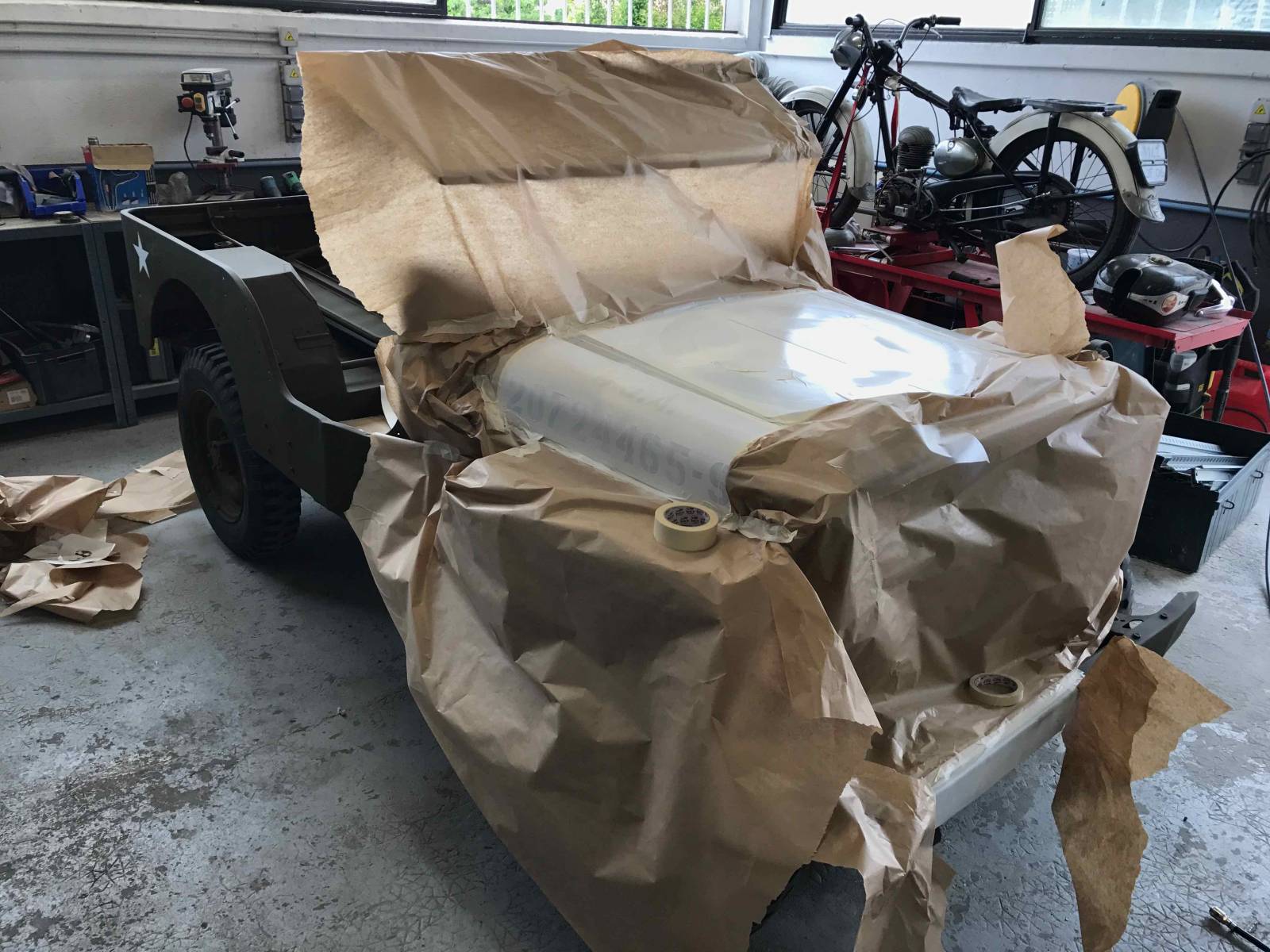 Pochoirs Jeep Willys