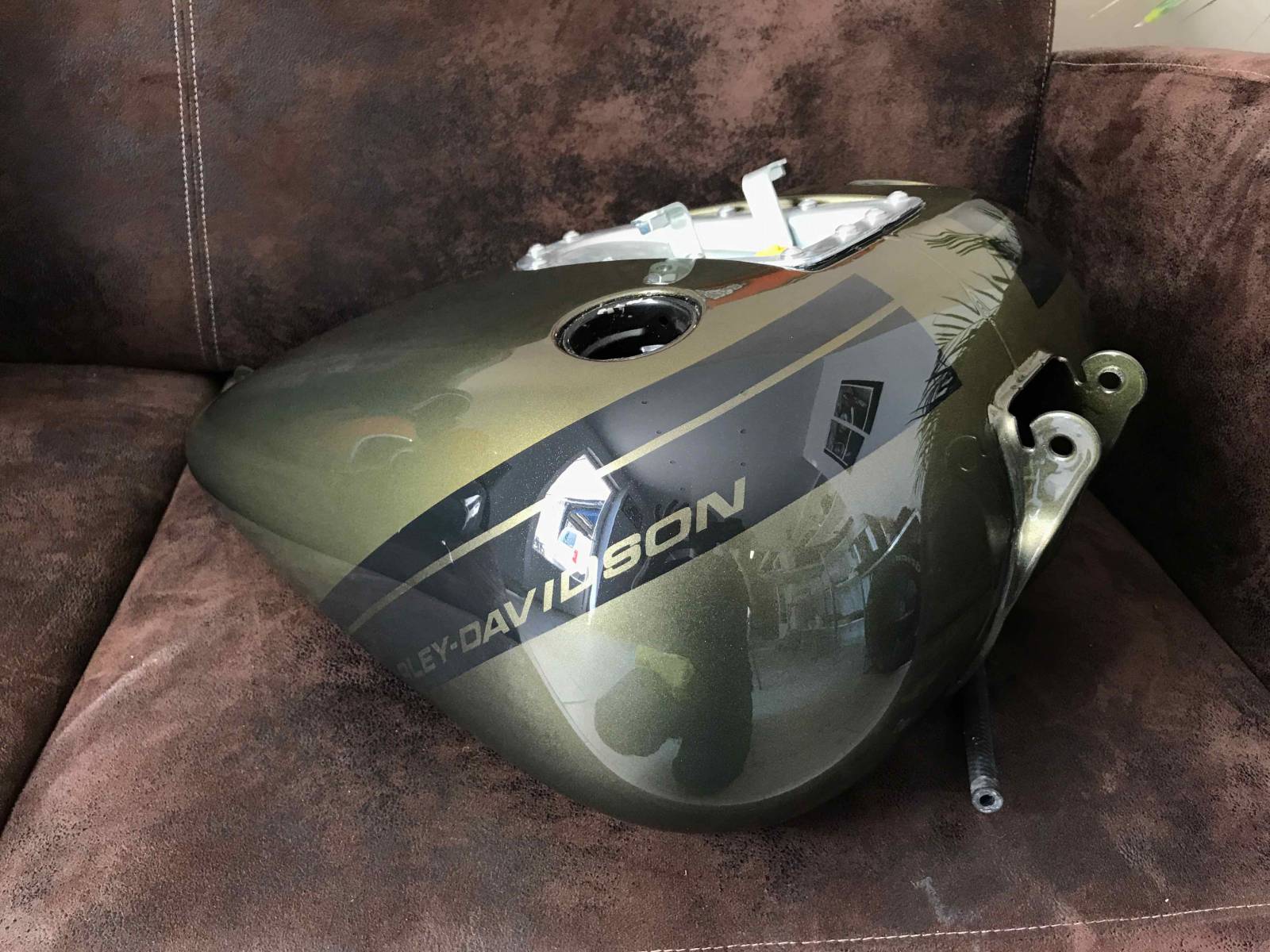 Peinture Harley aerographe