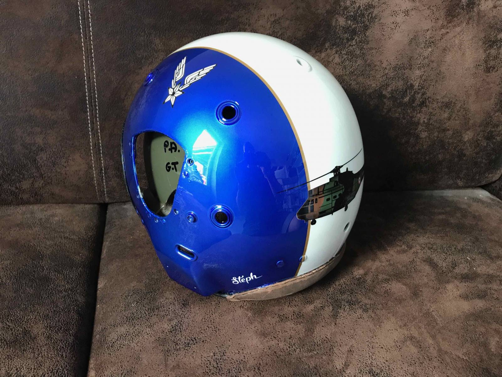 casque pilote helicpotère