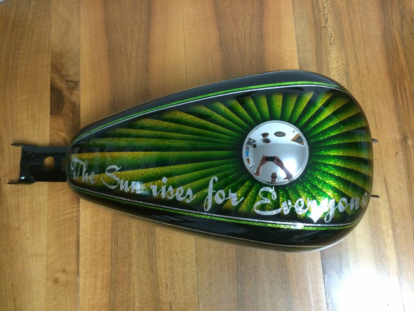 Peinture metal flake Harley