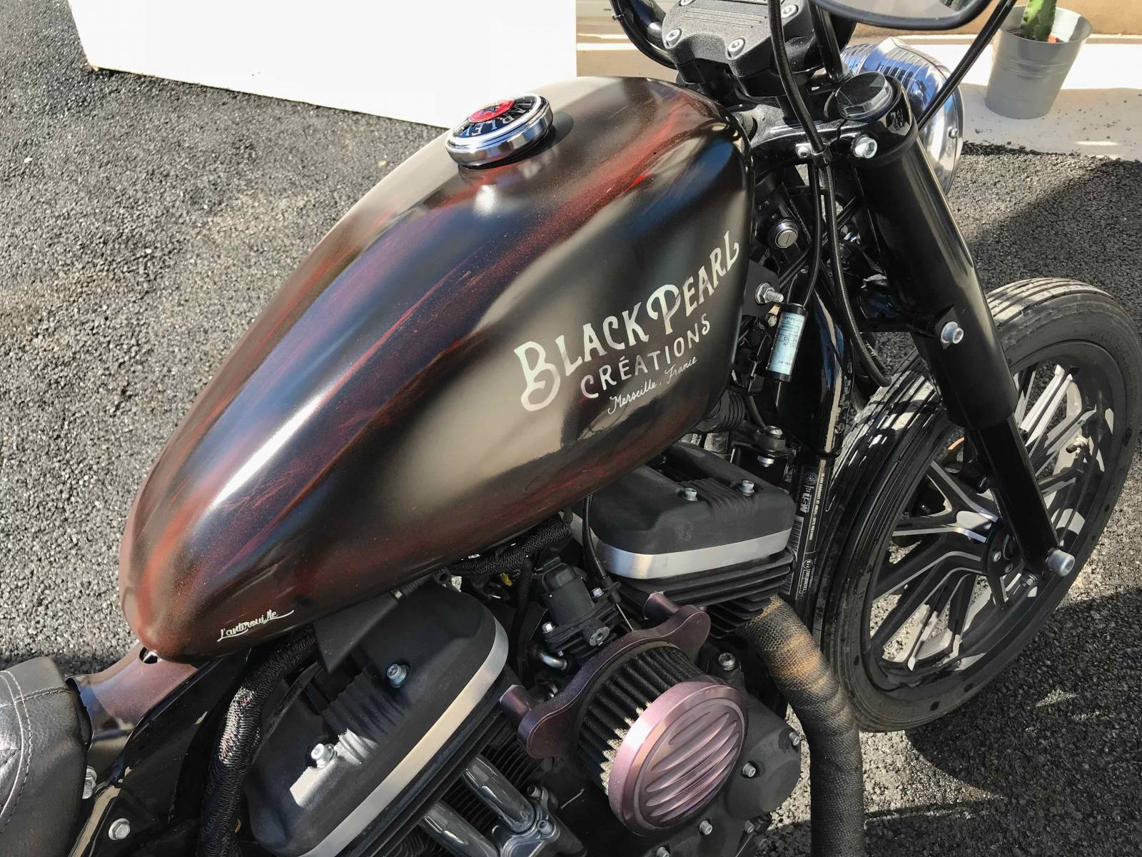 Custom Paint Harley Marseille