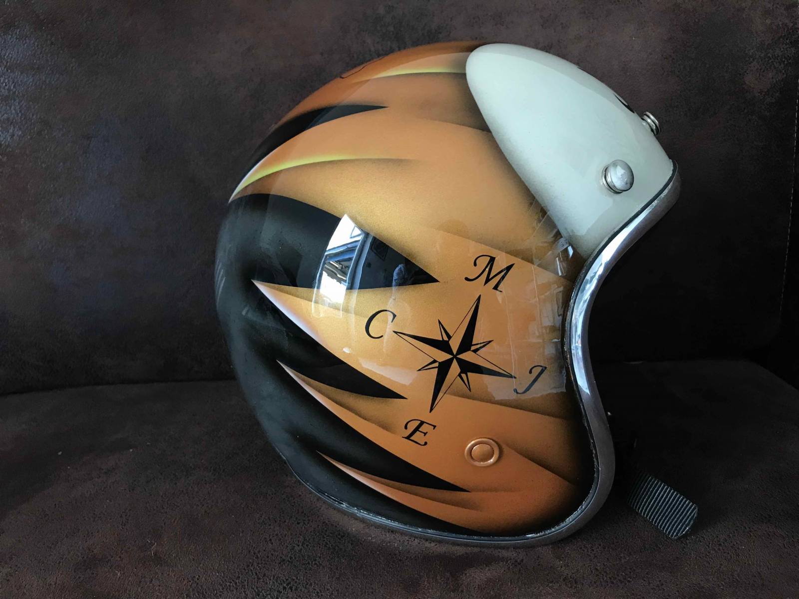 Custom paint Helemt La Ciotat