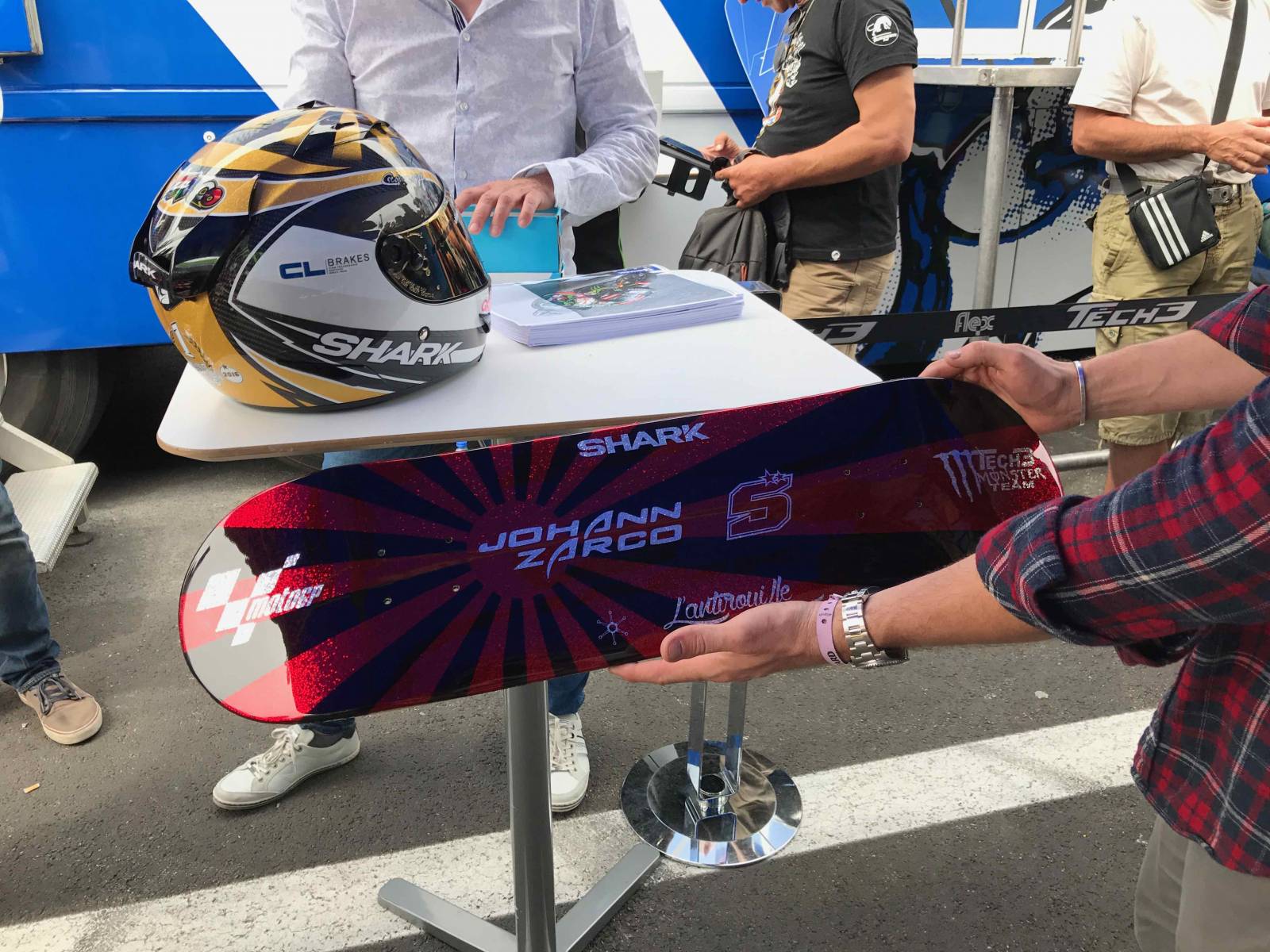 Skate board décoratif pour Johann Zarco