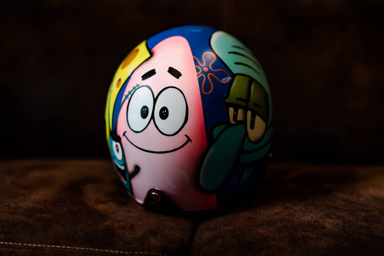 Peinture casque Bob l'éponge La Ciotat