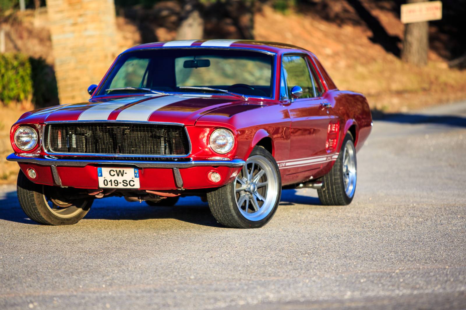Custom paint ford mustang