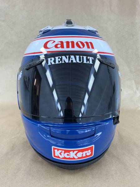 Peinture casque custom Alain Prost Marseille