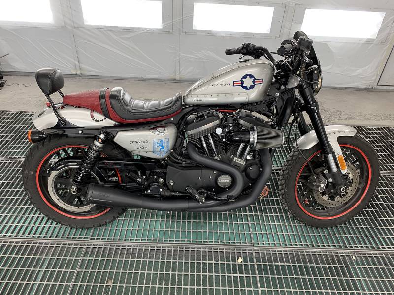 Peinture custom Harley La Ciotat