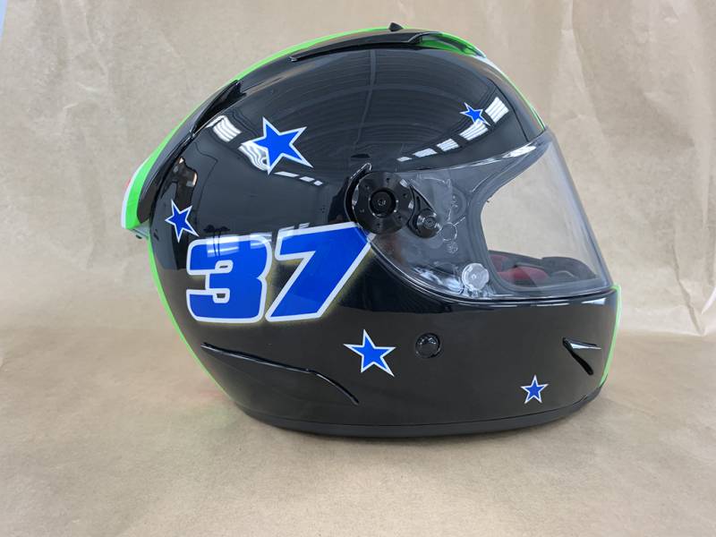 Peinture casque MV Agusta Vettel La Ciotat Antirouille