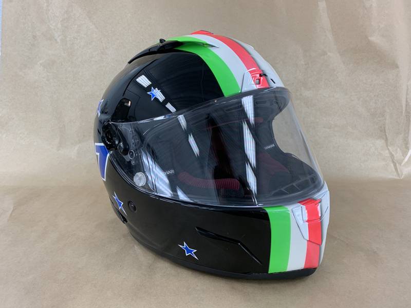 Peinture casque MV Agusta Vettel La Ciotat Antirouille