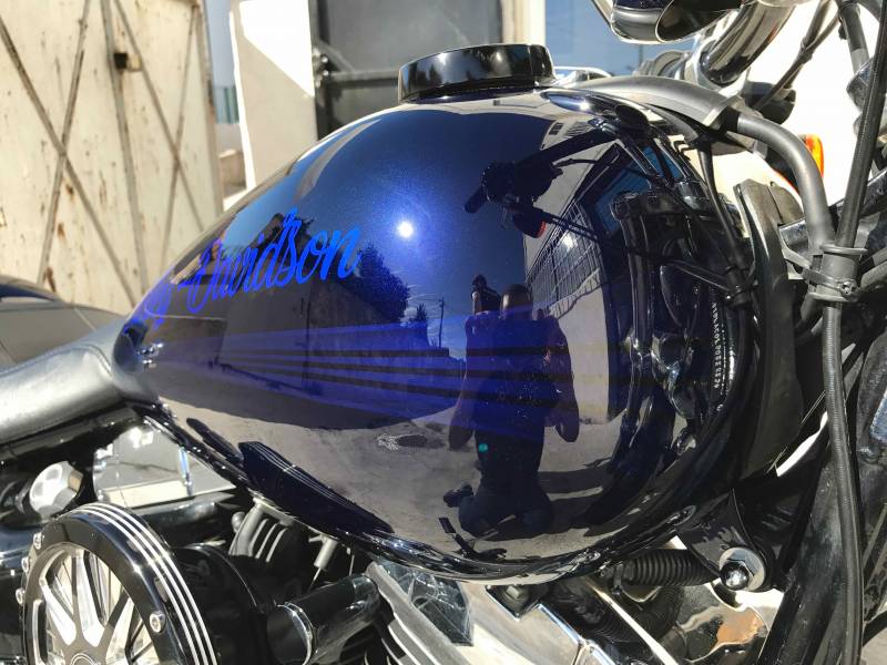 Réseroir custom Softail breakout