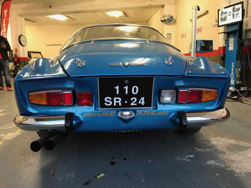 Peinture Berlinette Alpine A110 Bouches du Rhone