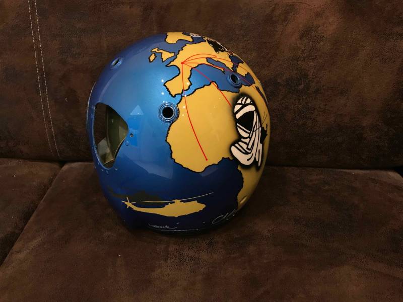 Peinture custom casque