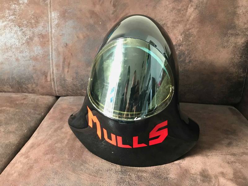 Peinture personnalisée casque Aix en provence