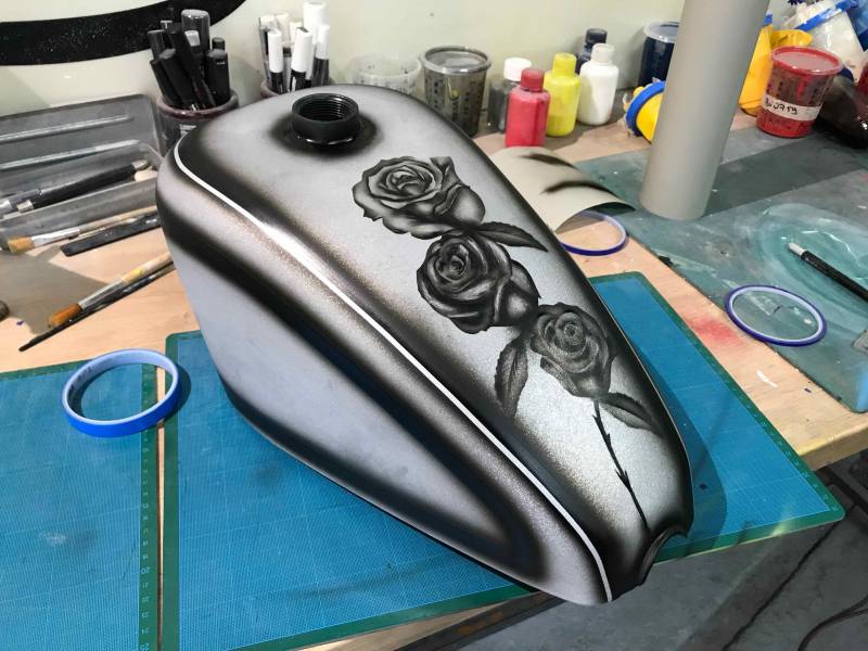 Custom Paint Harley Marseille