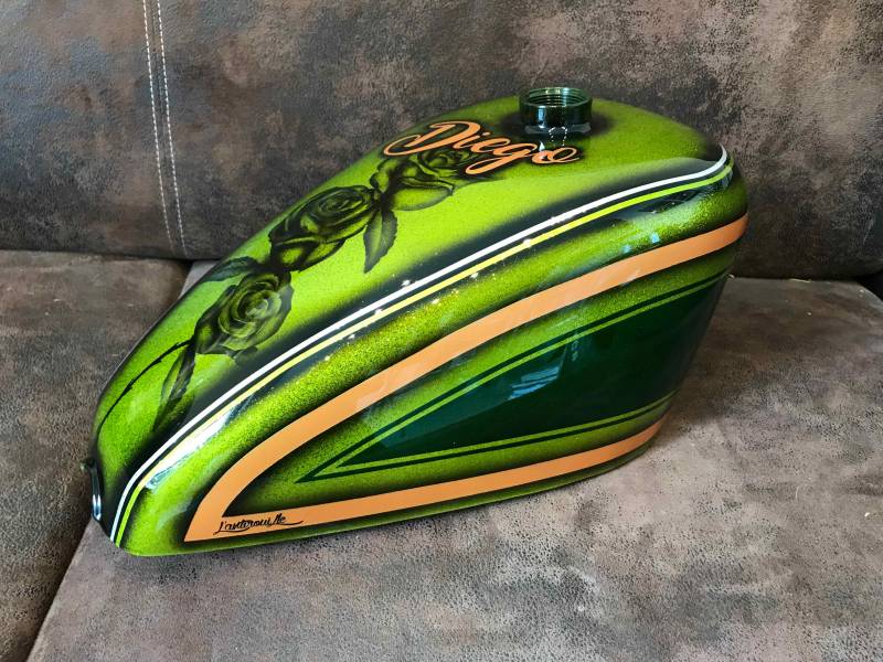 Peinture custom moto Marseille