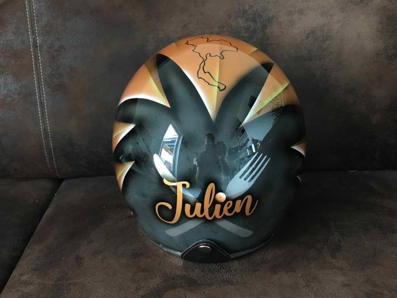 Customisation casque Harley à la Ciotat près d'Aix en Provence