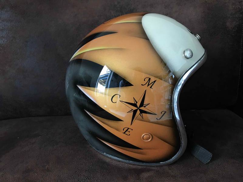 Custom paint Helemt La Ciotat