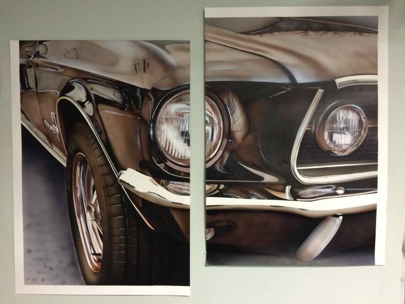 Peinture personnalisée aérographe