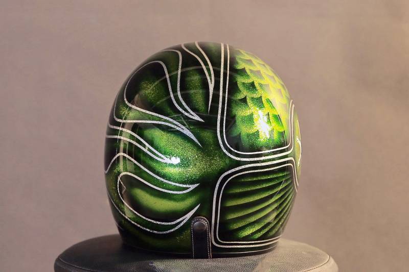 Peinture personnalisée casque