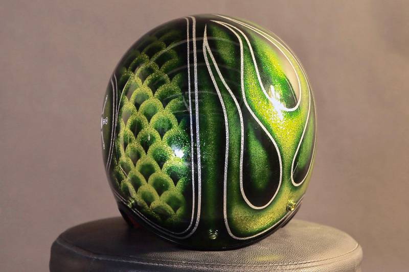 Custom paint Helmet