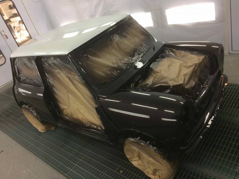 Peinture Mini Austin L'Anirouille