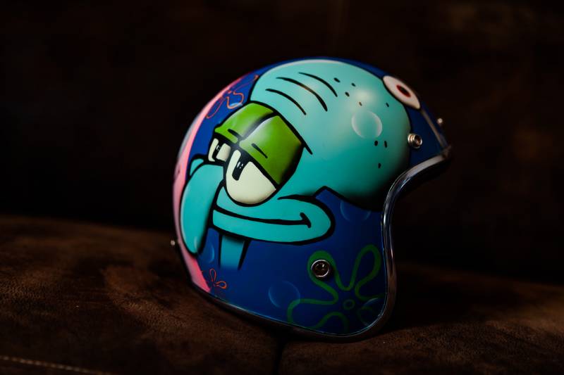 Peinture casque Bob l'éponge Marseille