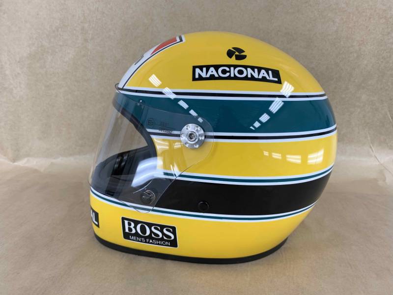 Casque Ayrton Senna Replica 1988 Antirouille La Ciotat