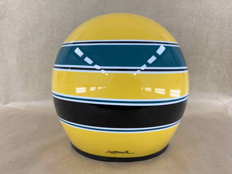 Casque Ayrton Senna Replica 1988 Antirouille La Ciotat