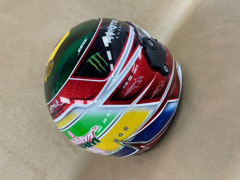 Peinture Casque Arai à la Ciotat